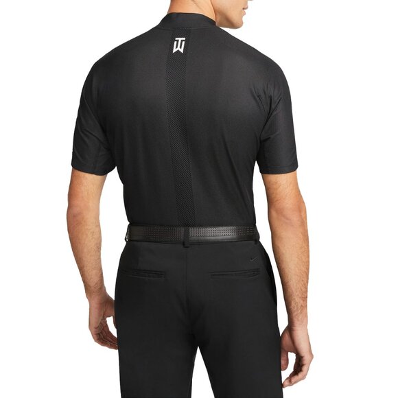 NIKE TIGER WOODS ADV MOCK SHIRT CUSTOM ATHLETE EXCLUSIVE DR5324-010 BLACK - Picture 9 of 9